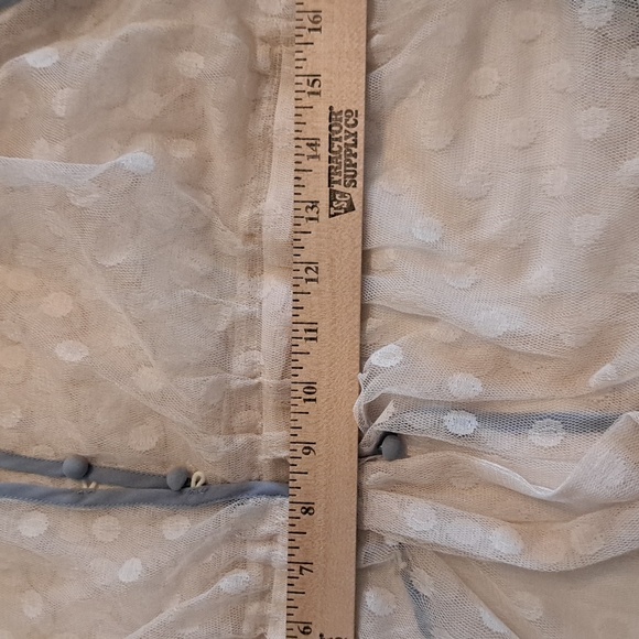 Shaw Brown/Teal Lace with button frontand tie. Multiple Sizes. Brand Ryu - Picture 4 of 4